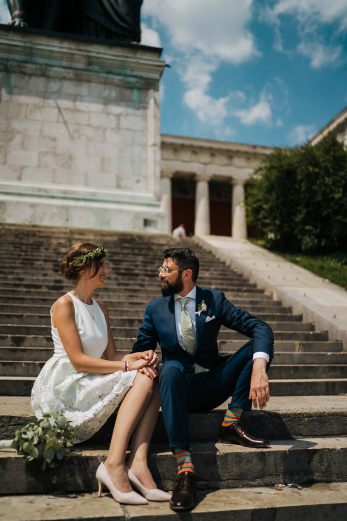 hochzeit münchen paarbilder theresienwiese