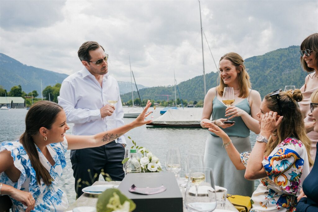 Hochzeit am Tegernsee mit Fotograf