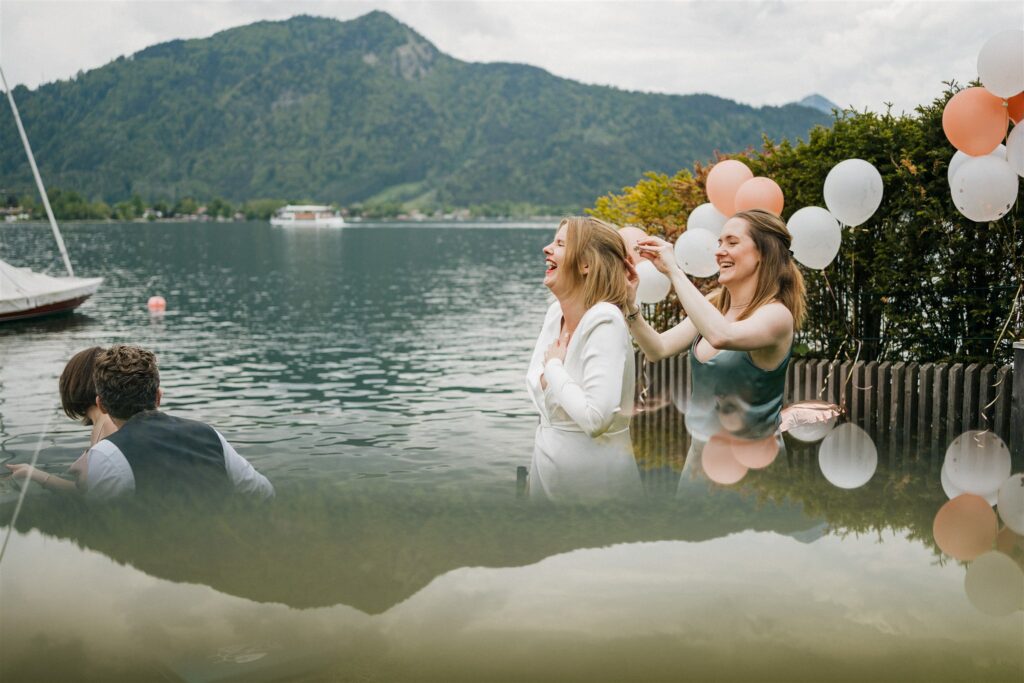 Hochzeit am Tegernsee mit Fotograf