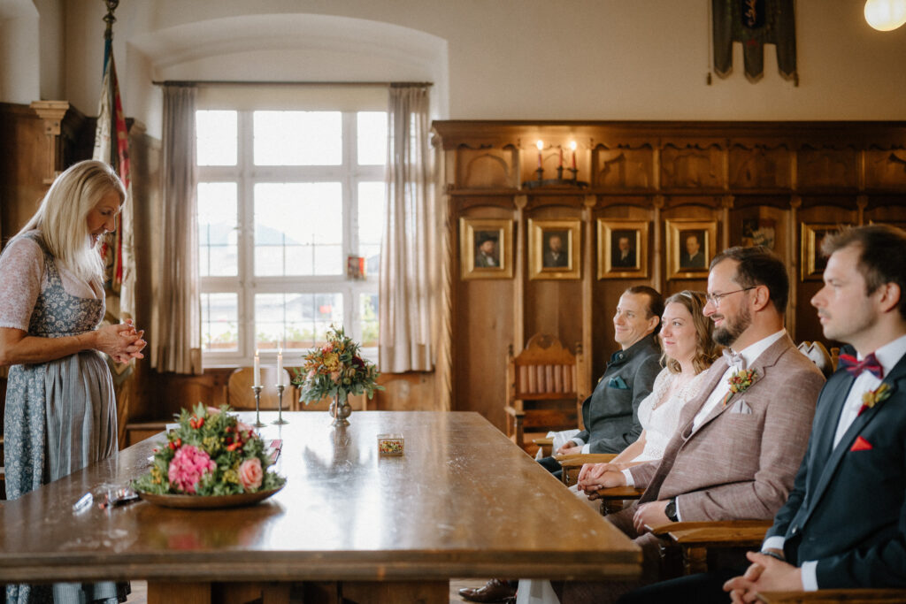 Standesamtliche Hochzeit im Rathaus Schliersee